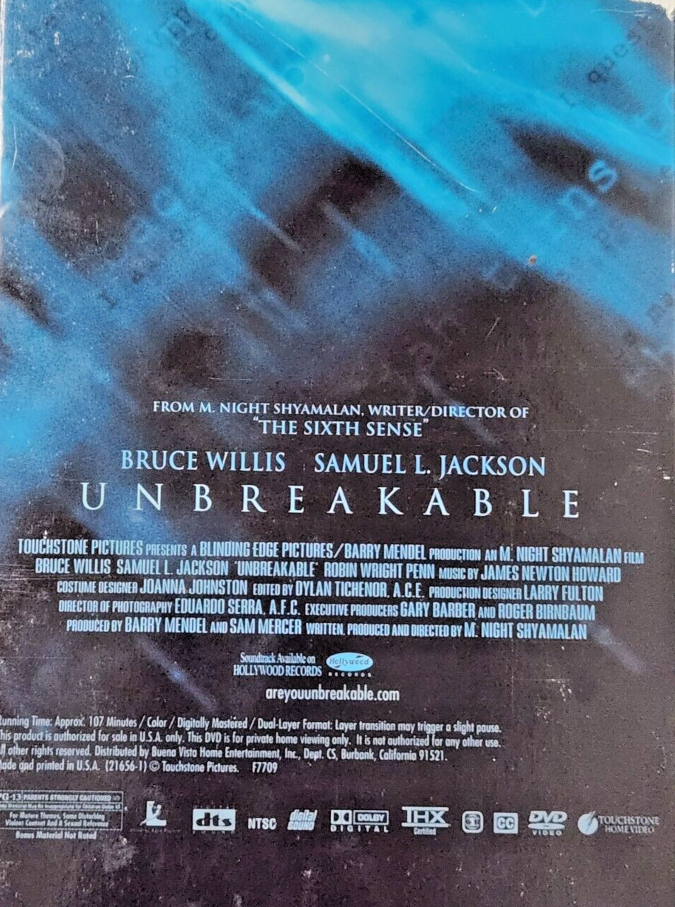 UNBREAKABLE (DVD, 2000) 2 Disk Set