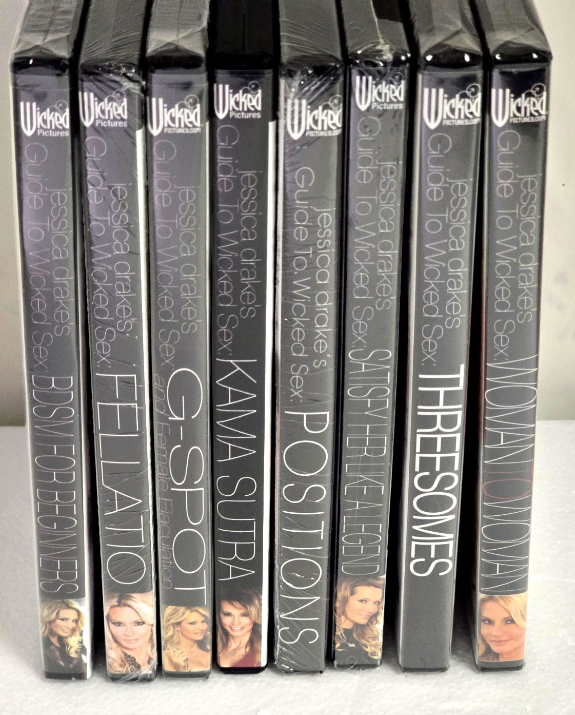JESSICA DRAKE’S GUIDE TO WICKED SEX-ED (DVDs, 5 Variations) 2011-2014