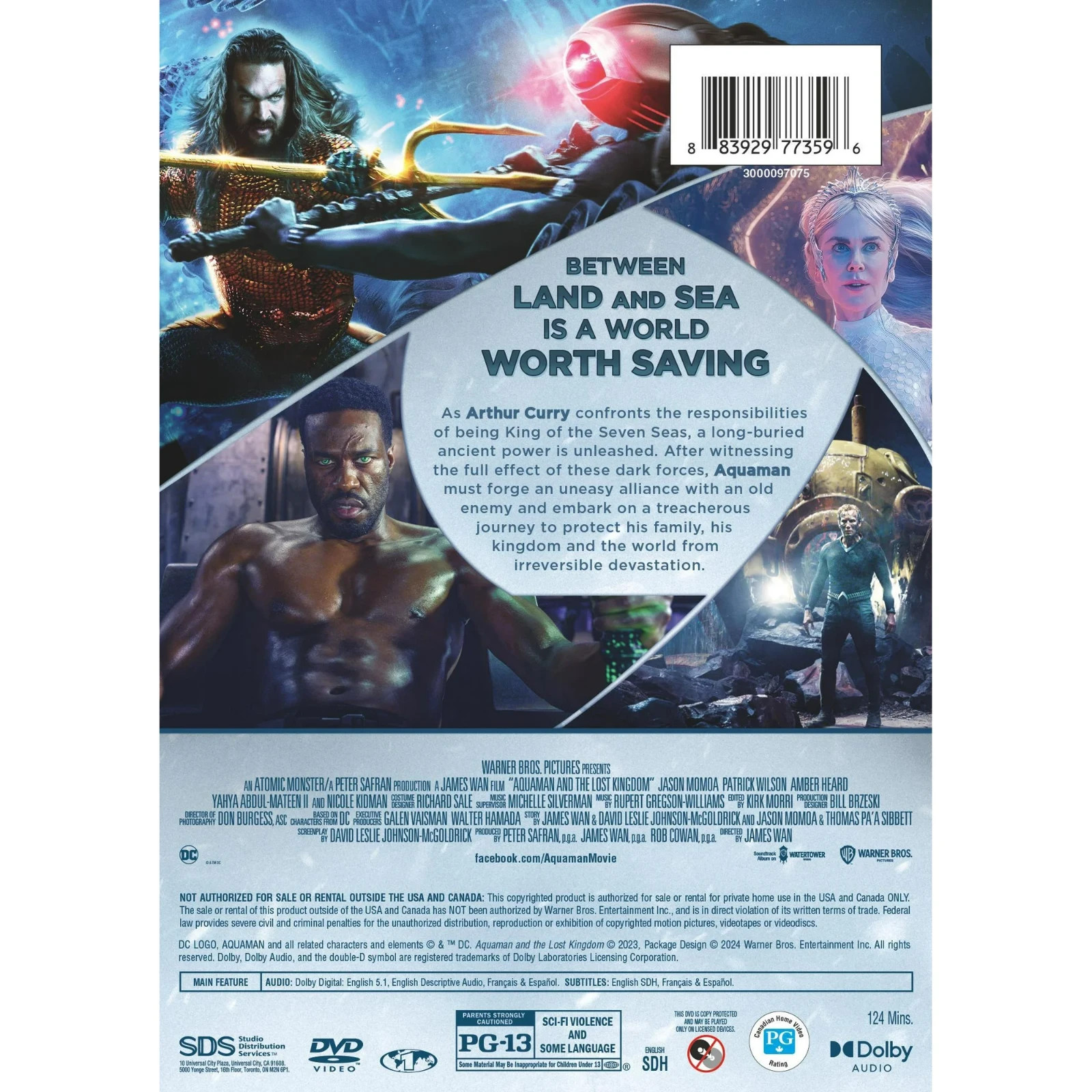 Aquaman and the Lost Kingdom DVD