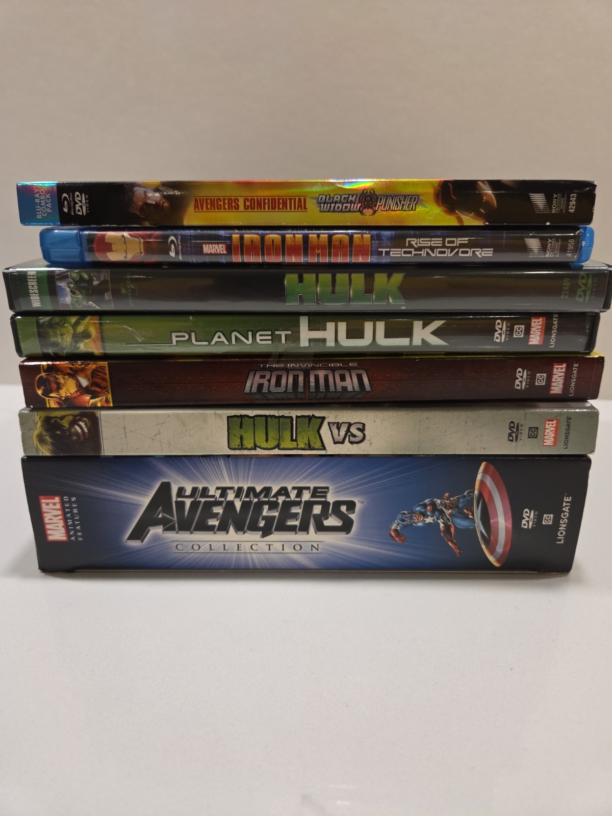 MARVEL DC BLU RAY 49 LOT NEW/USED BLACK PANTHER Avengers BATMAN SUPERMAN HEROES