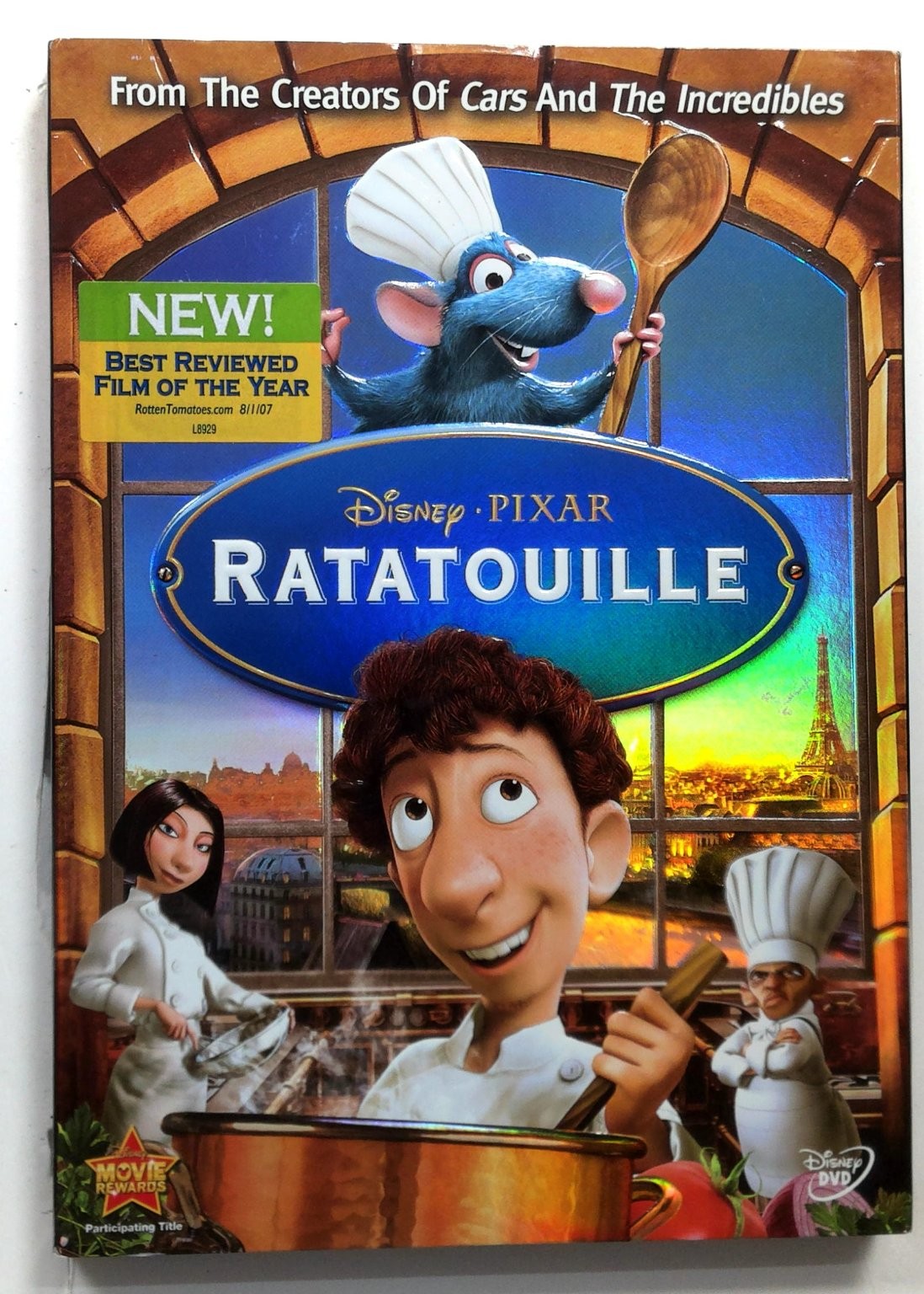 Ratatouille DVD 2007 Disney Pixar Brad Bird Bonus Features