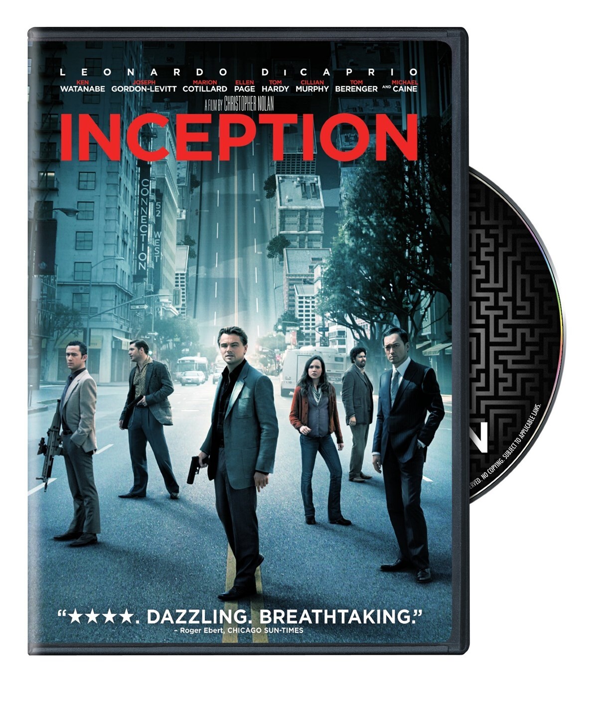 Inception DVD Leonardo DiCaprio NEW