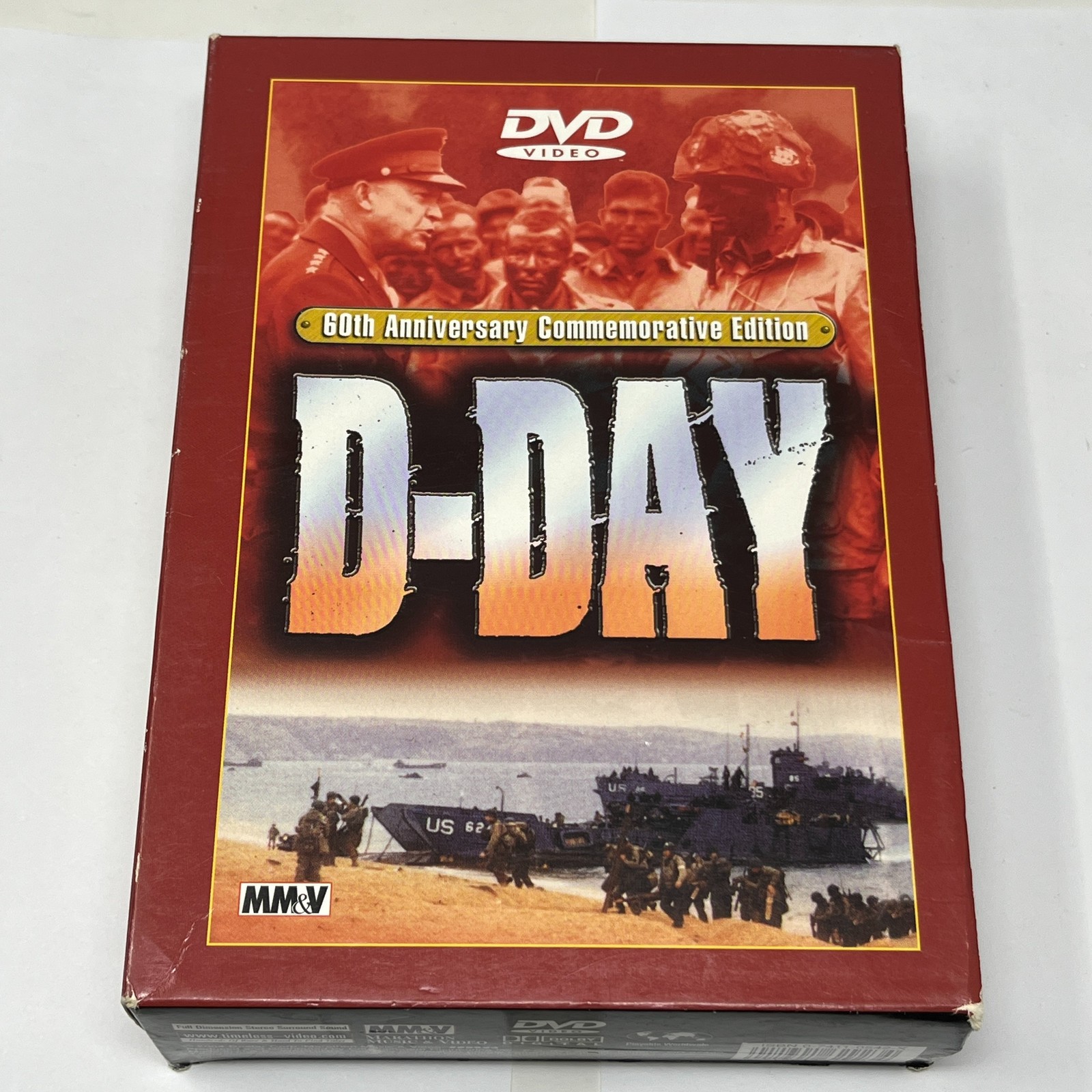 D-DAY 60th Anniversary Commemorative Edition DVD Box Set 3 Discs WWII History