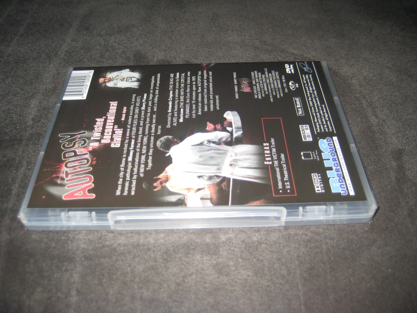 AUTOPSY (DVD 1975- 2007) BRAND NEW – NOT RATED – WIDESCREEN – HORROR