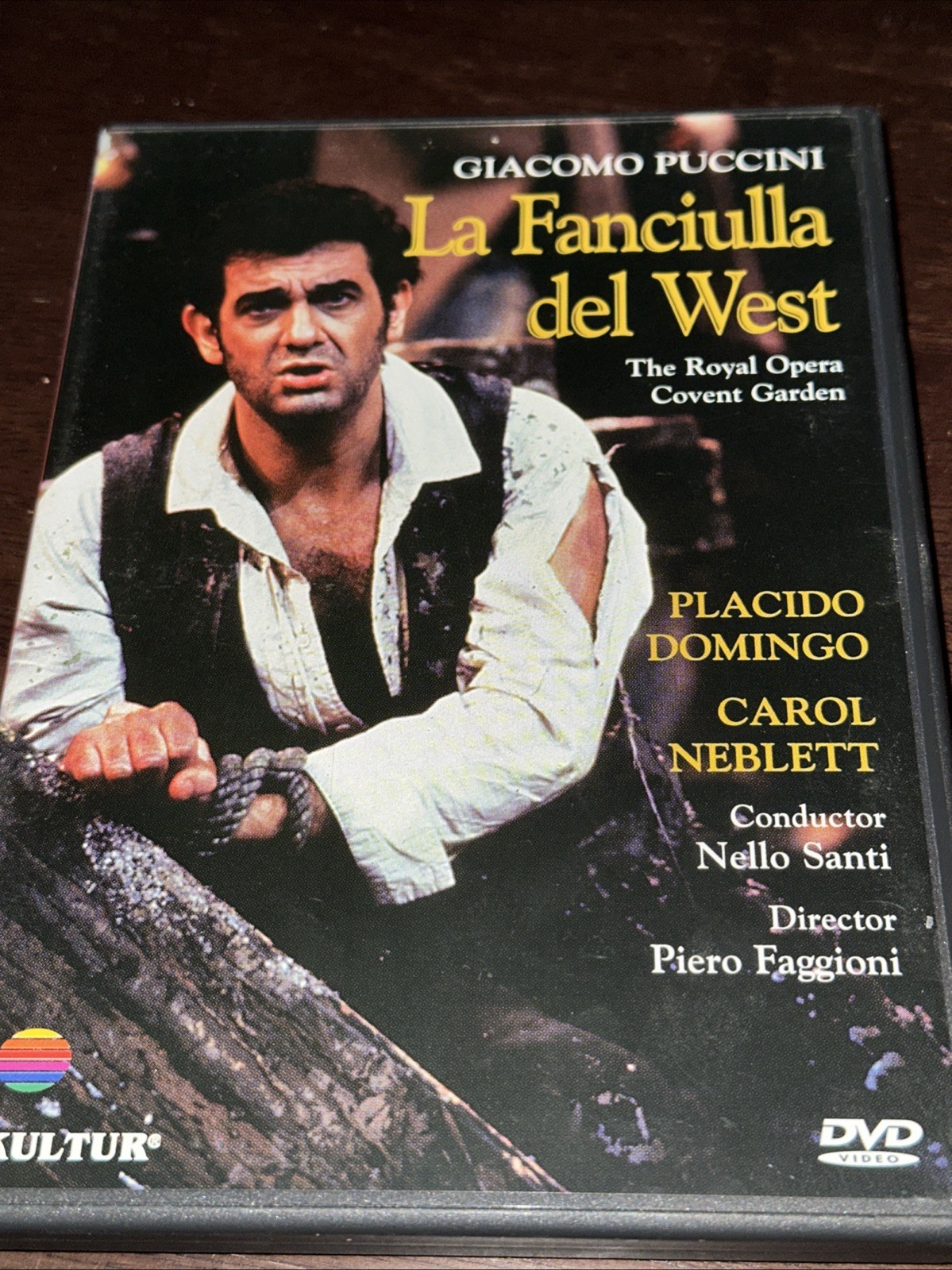 Puccini – La Fanciulla del West / Santi, Domingo, Neblett, Royal Opera Covent Ga