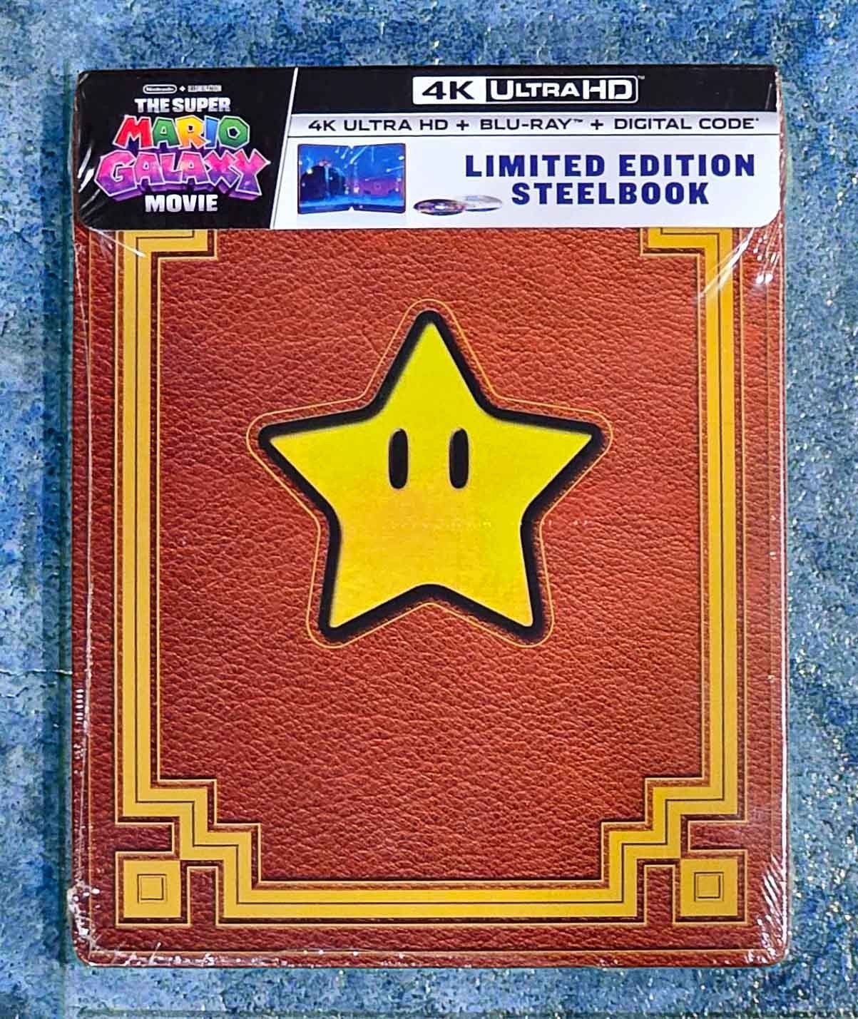 The Super Mario Galaxy Movie Steelbook (4K + BLU-RAY + DIGITAL) New/ Sealed