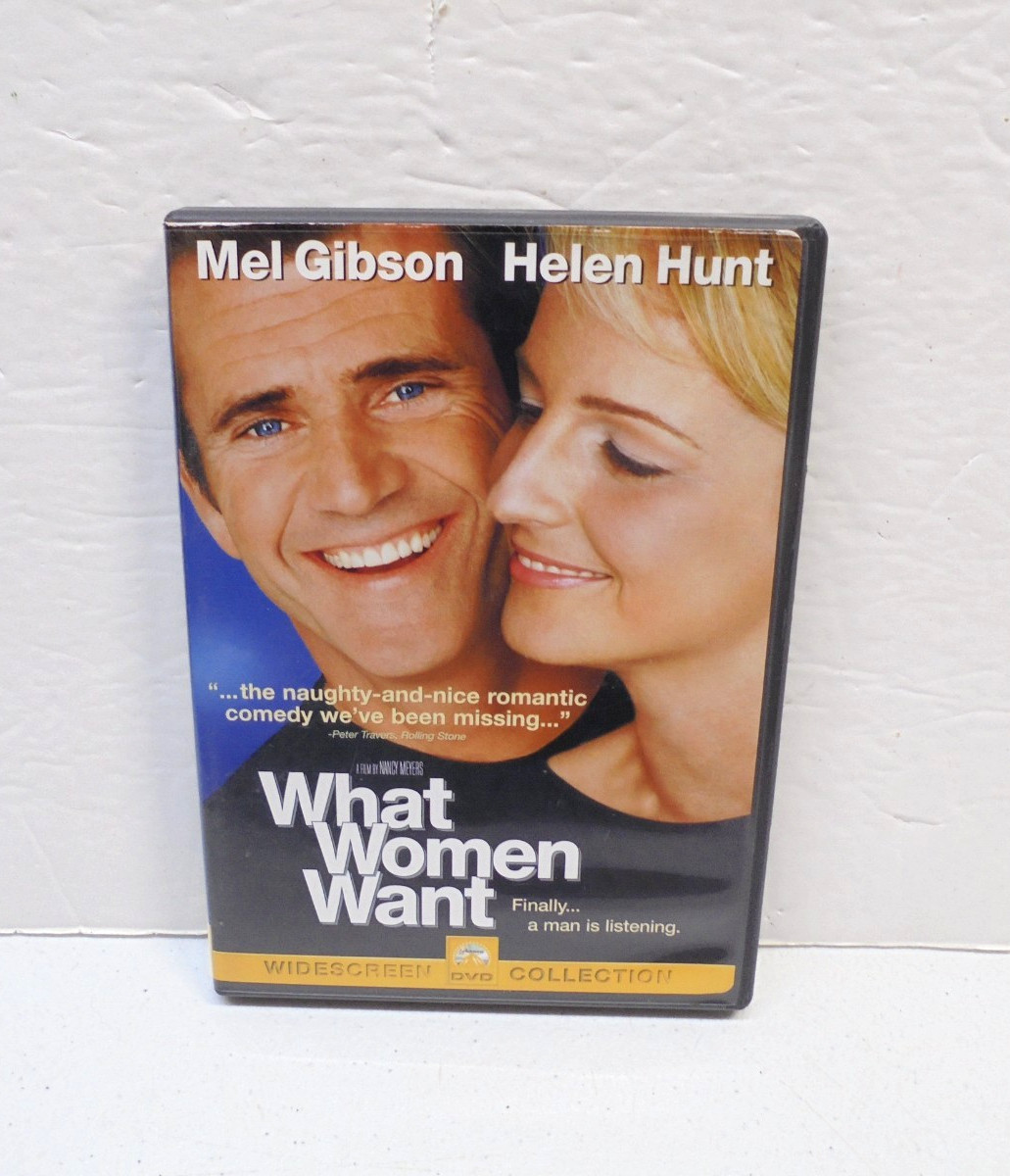 What Women Want (DVD, 2001, Widescreen) Mel Gibson Helen Hunt Movie