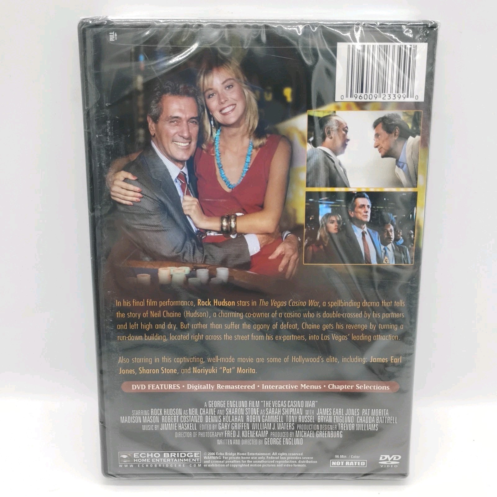 The Vegas Casino Wars [1984] (DVD, 2006) TV Movie Sharon Stone James Earl Jones