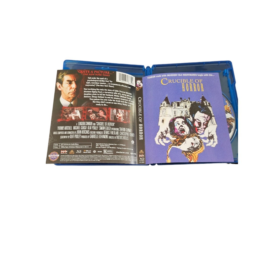 MGM Crucible of Horror (1971) Blu-ray Widescreen Horror R 91min 1.66:1