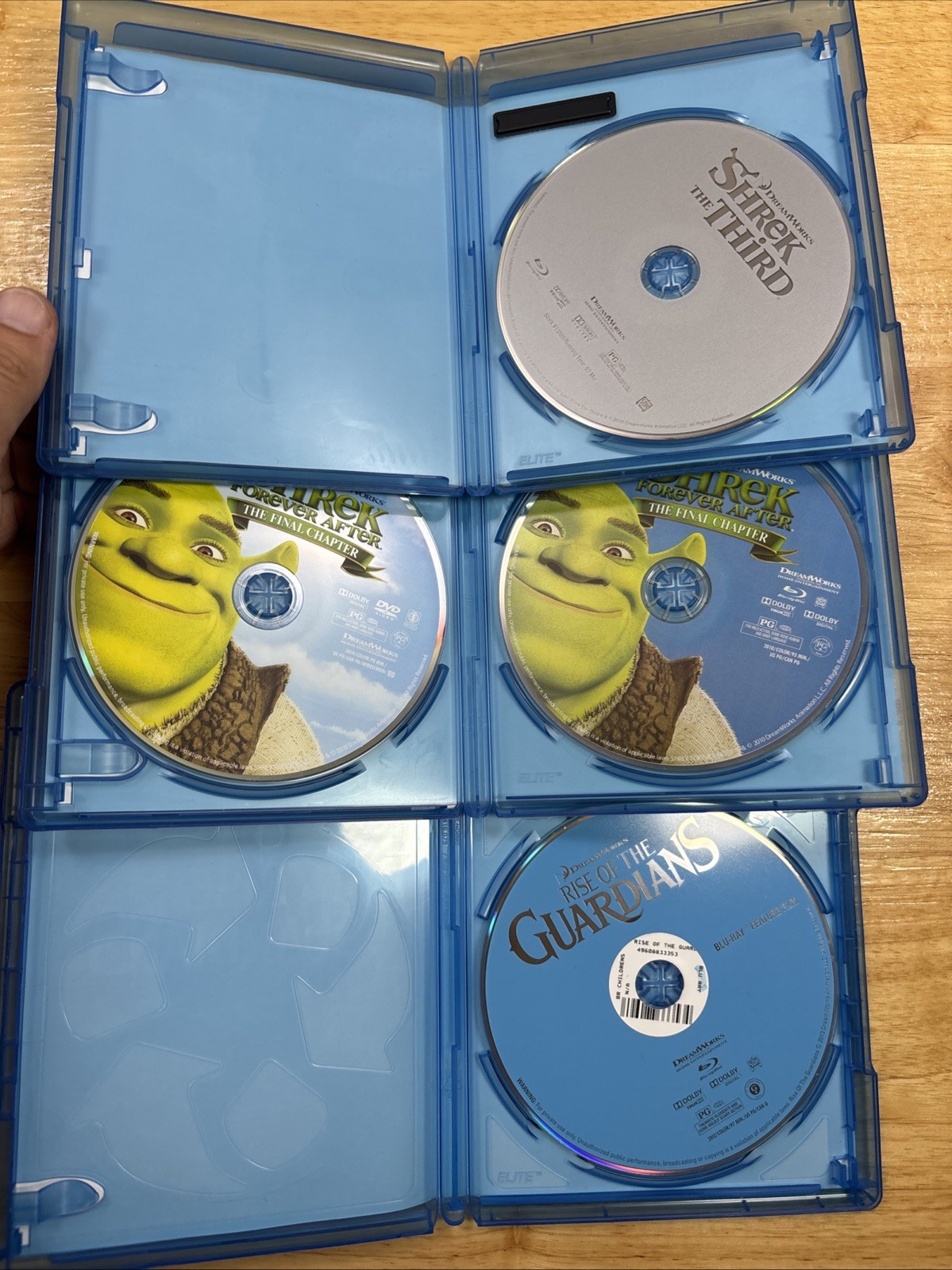 DreamWorks Animated 6 Movie Blu-ray Bundle Lot – No Digital Copies