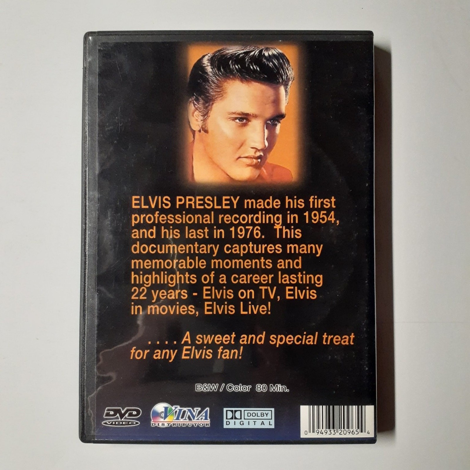 Elvis! A Documentary DVD 80 Min Music Biography 1954-1976