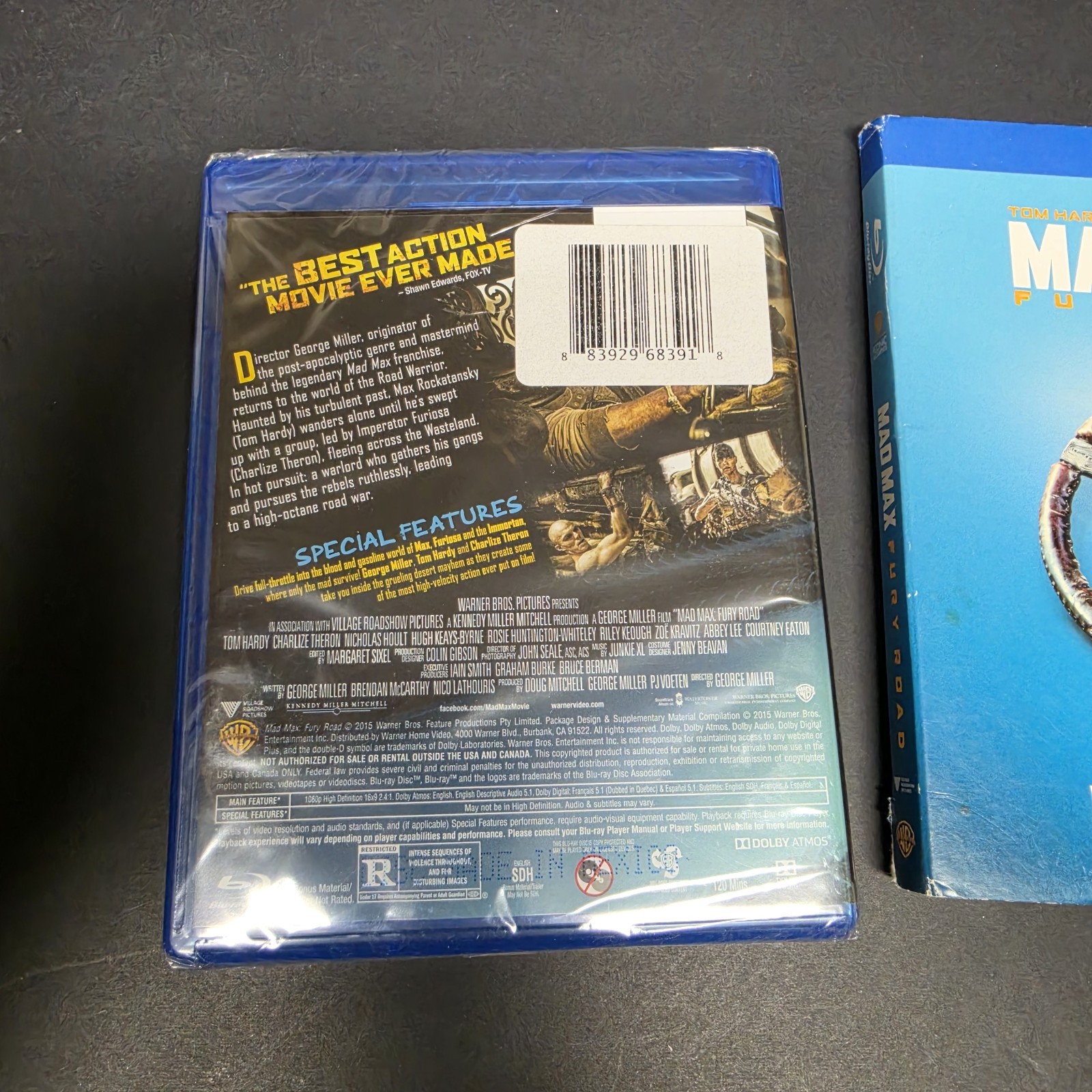 Warner Bros. Mad Max: Fury Road Blu-ray Action R sealed new (2015)