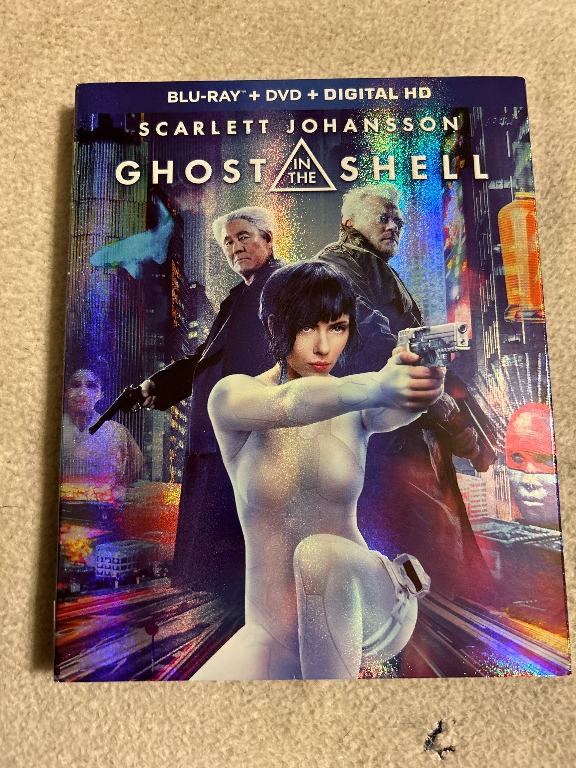 Ghost in the Shell Blu-ray 2017 Scarlett Johansson Action Sci-Fi Combo Pack