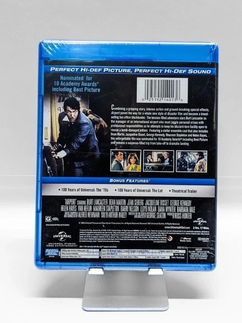 Airport (Blu-ray + DVD, 1969) RARE OOP HTF BRAND NEW SEALED