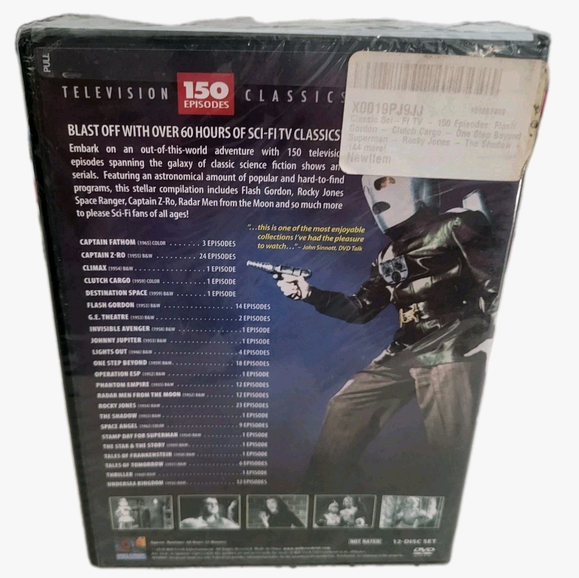 Classic Sci-Fi TV (DVD Set, 150 Episodes, 12-Disc Collection, Over 60 Hours) NEW
