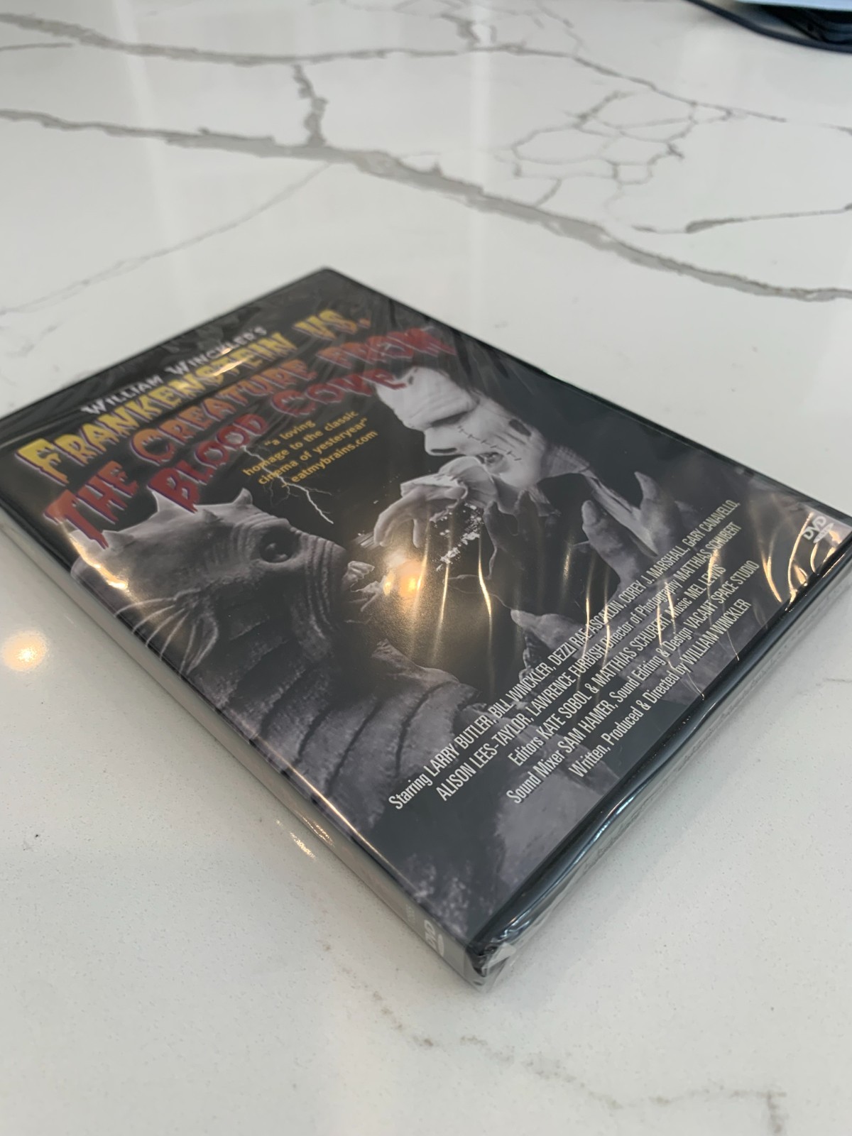 Frankenstein vs. The Creature From Blood Cove (DVD) – Autographed for Buyer