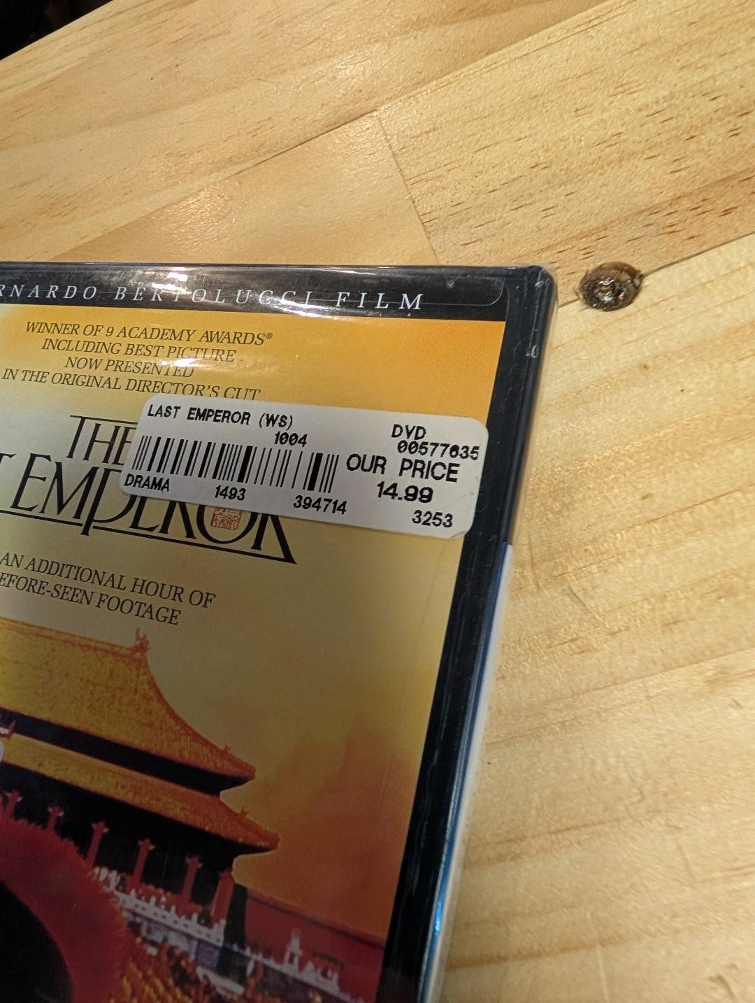 The Last Emperor Director’s Cut (DVD 1998) Bernardo Bertolucci SEALED SAKAMOTO
