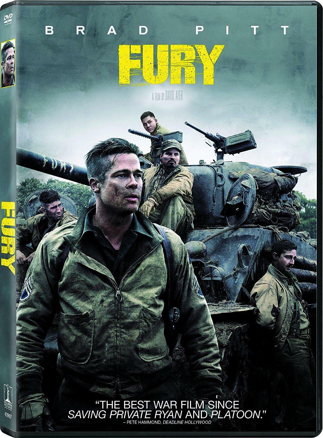 Fury (DVD, 2015, Widescreen) NEW