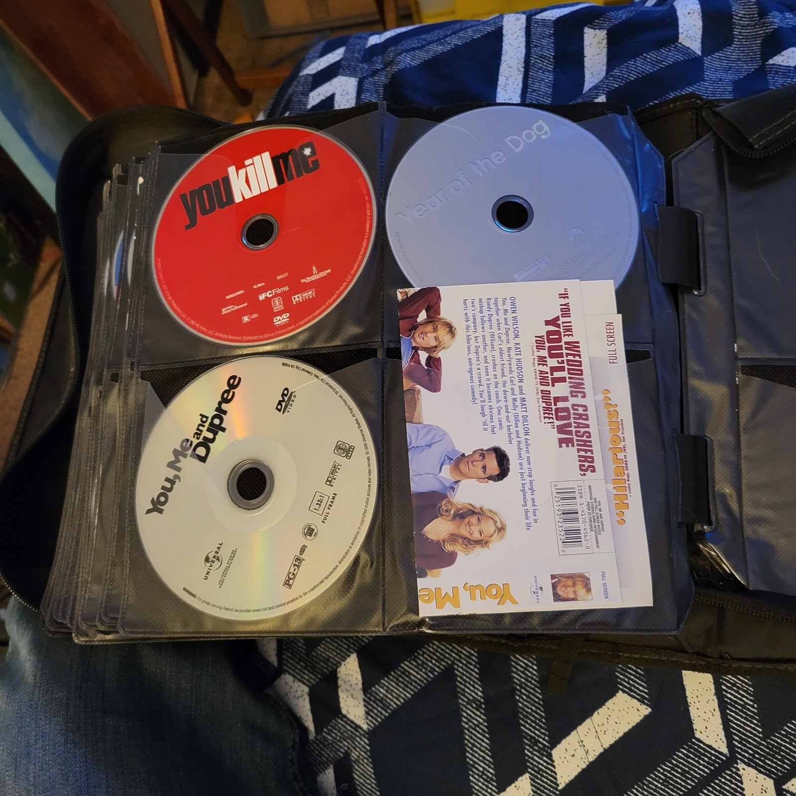​140+ DVD Movie Lot + Zipper Binder: Superbad, Cast Away, School of Rock, SNL