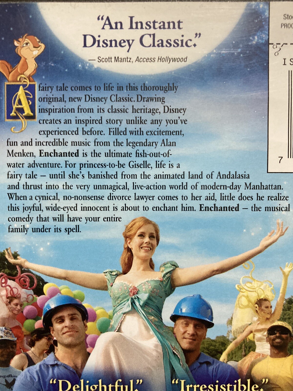 Enchanted – Widescreen Edition (DVD) : Walt Disney Video CD