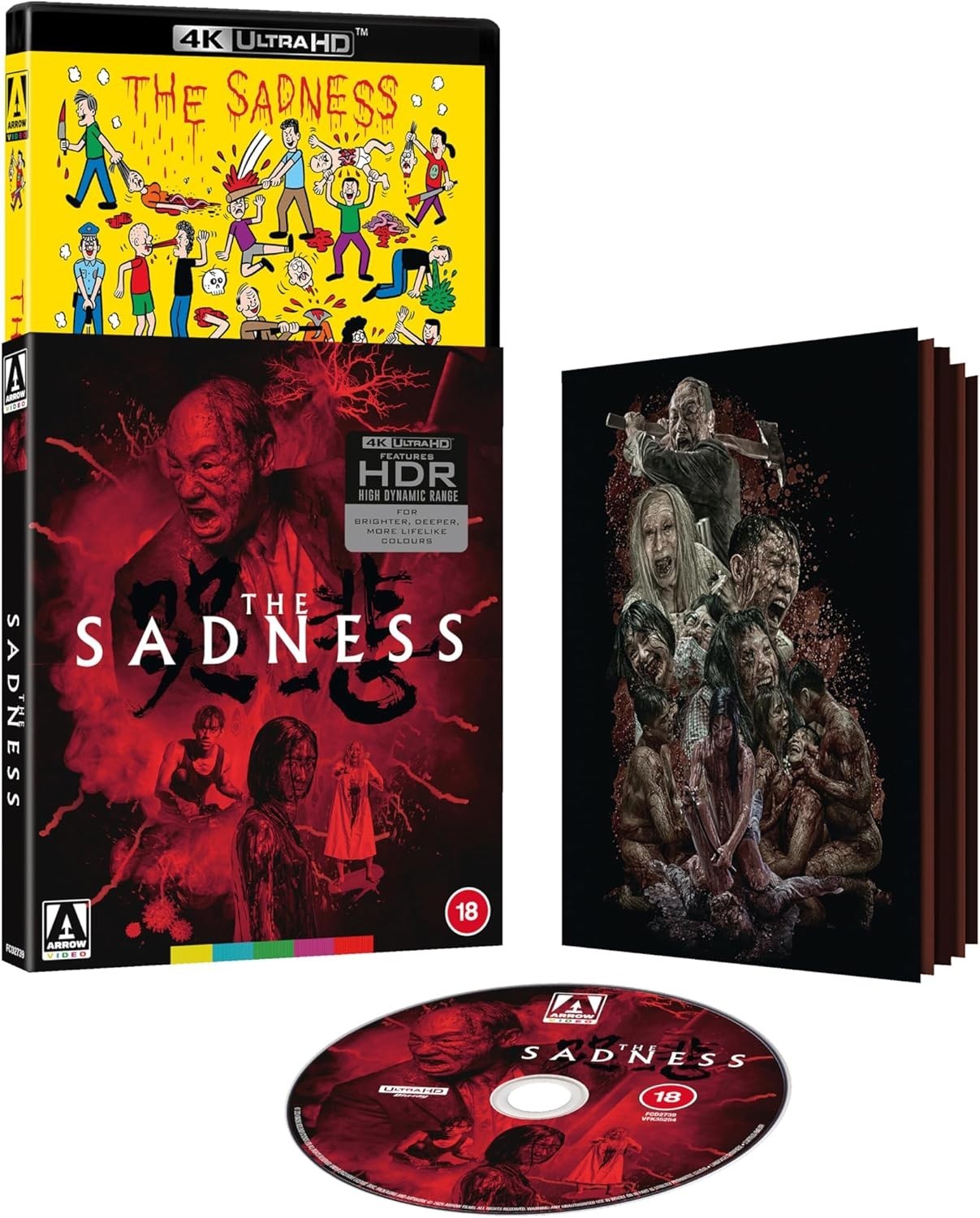 The Sadness (2021) 4K UHD Blu-Ray Limited Edition BRAND NEW (USA Compatible)
