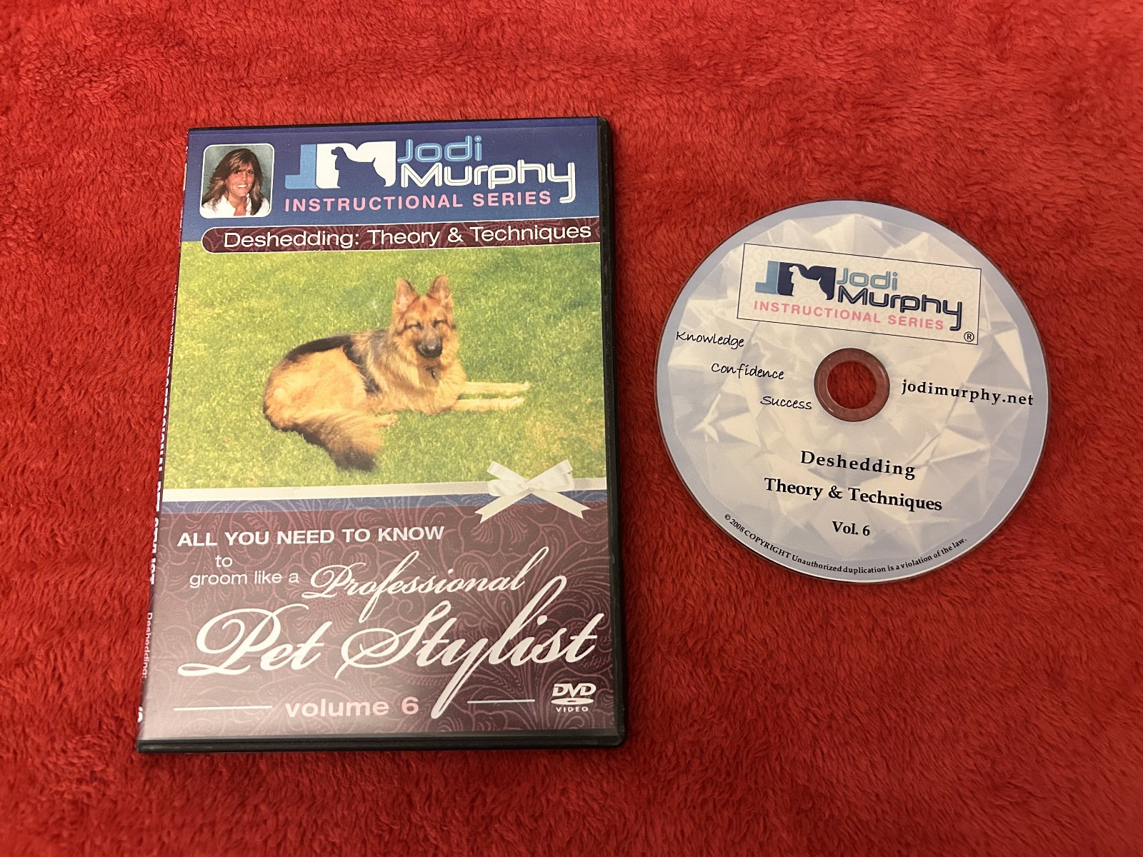 JODI MURPHY INSTRUCTIONAL SERIES DESHEDDING THEORY & TECHNIQUES dog grooming DVD