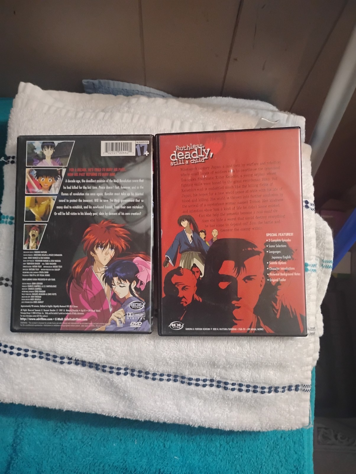 samurai x dvd lot