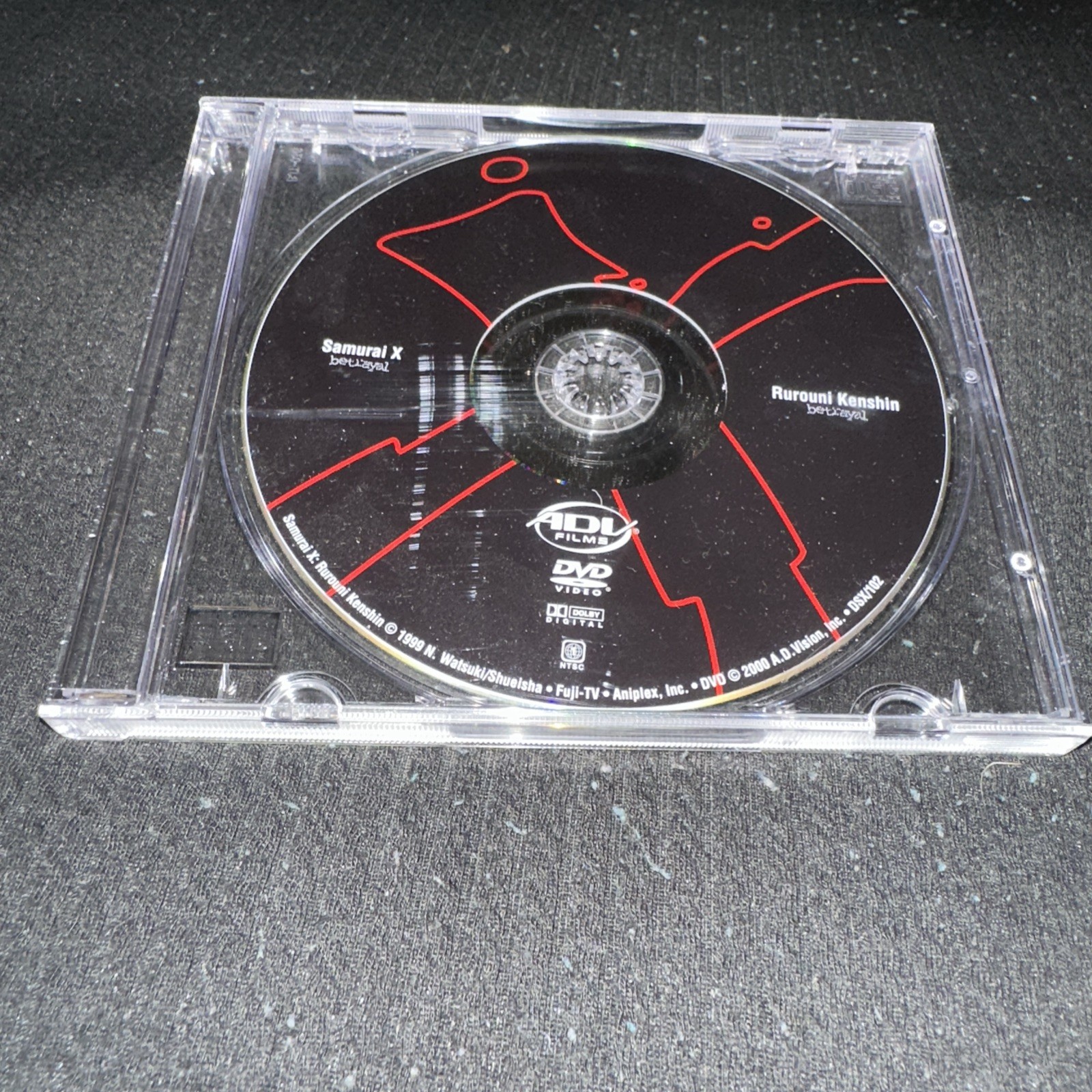 Samurai X – OVA Trust & Betrayal (DVD, 2000) Rurouni Kenshin ADV Films 2 Discs