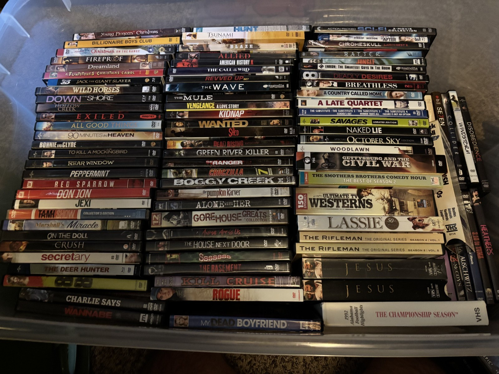 Huge Selection of DVDs $1.99 Each