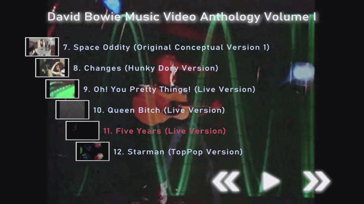 DAVID BOWIE ULTIMATE Music Video Anthology 1966 to 2022 4 DVD Set 116 Vids 8 Hrs