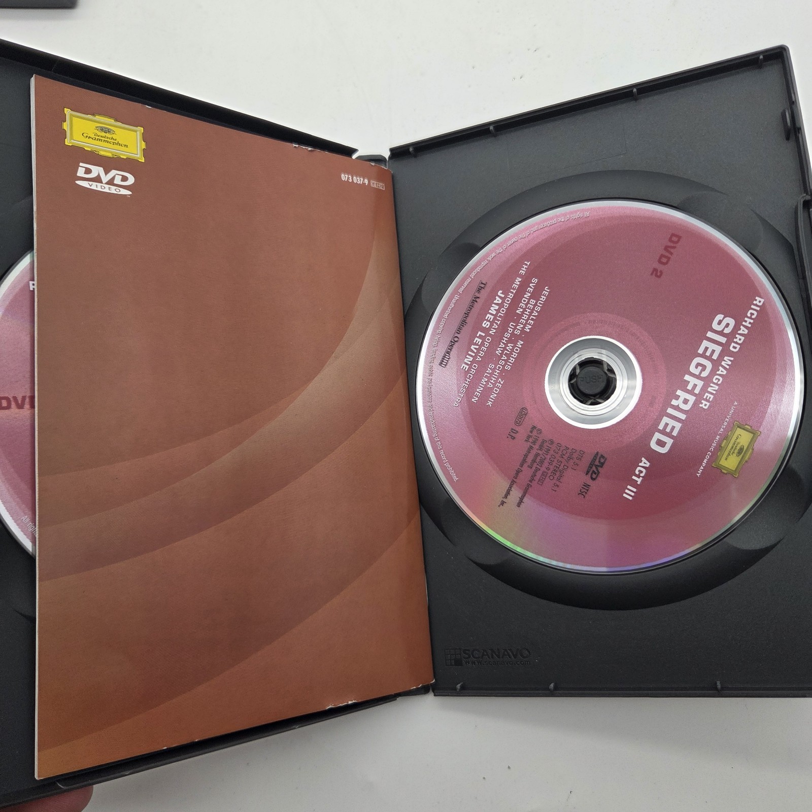 Wagner Der Ring des Nibelungen 7 DVD Box Set James Levine Metropolitan Opera DG