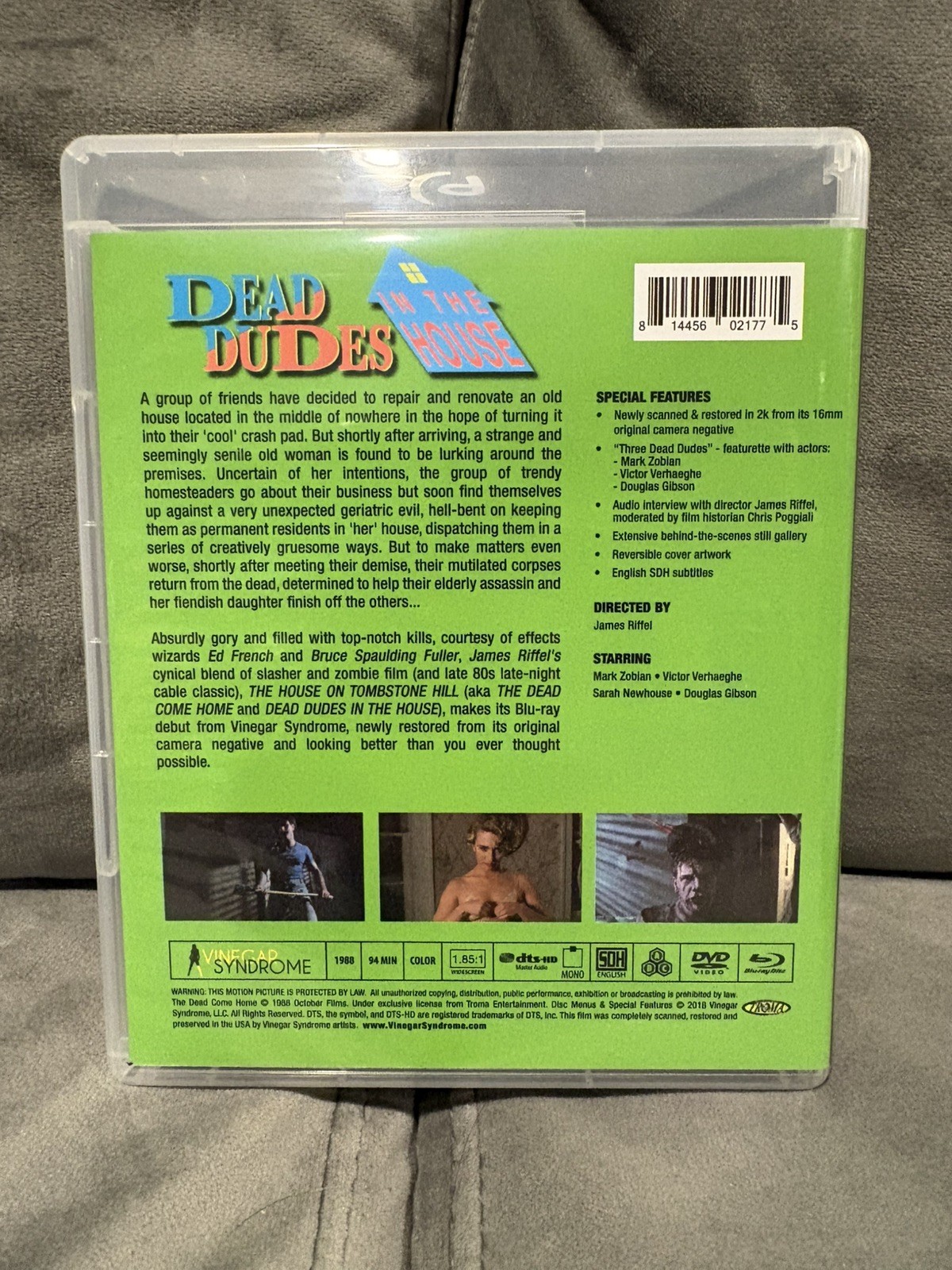 HOUSE ON TOMBSTONE HILL LIMITED ED SLIPCOVER (1989) (Blu-Ray) VINEGAR SYNDROME
