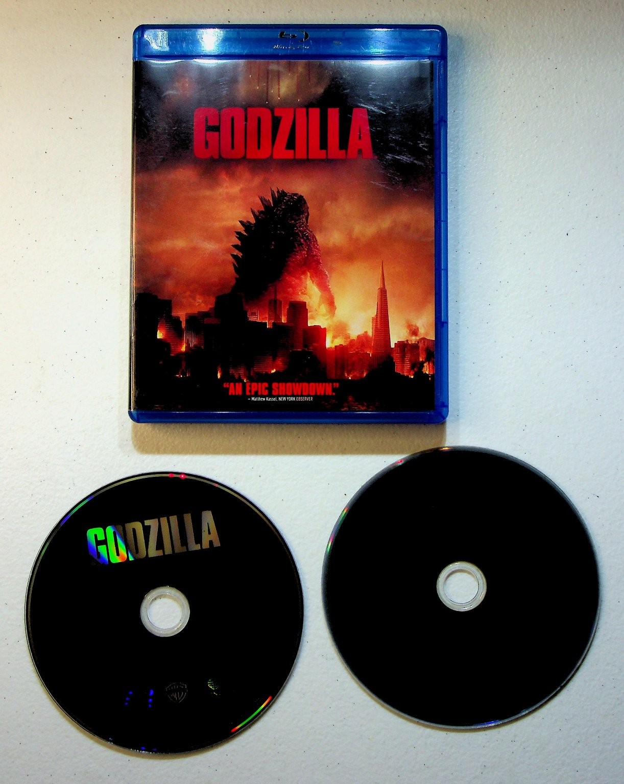 Godzilla Blu-ray 2014 Aaron Taylor-Johnson Ken Watanabe Gareth Edwards
