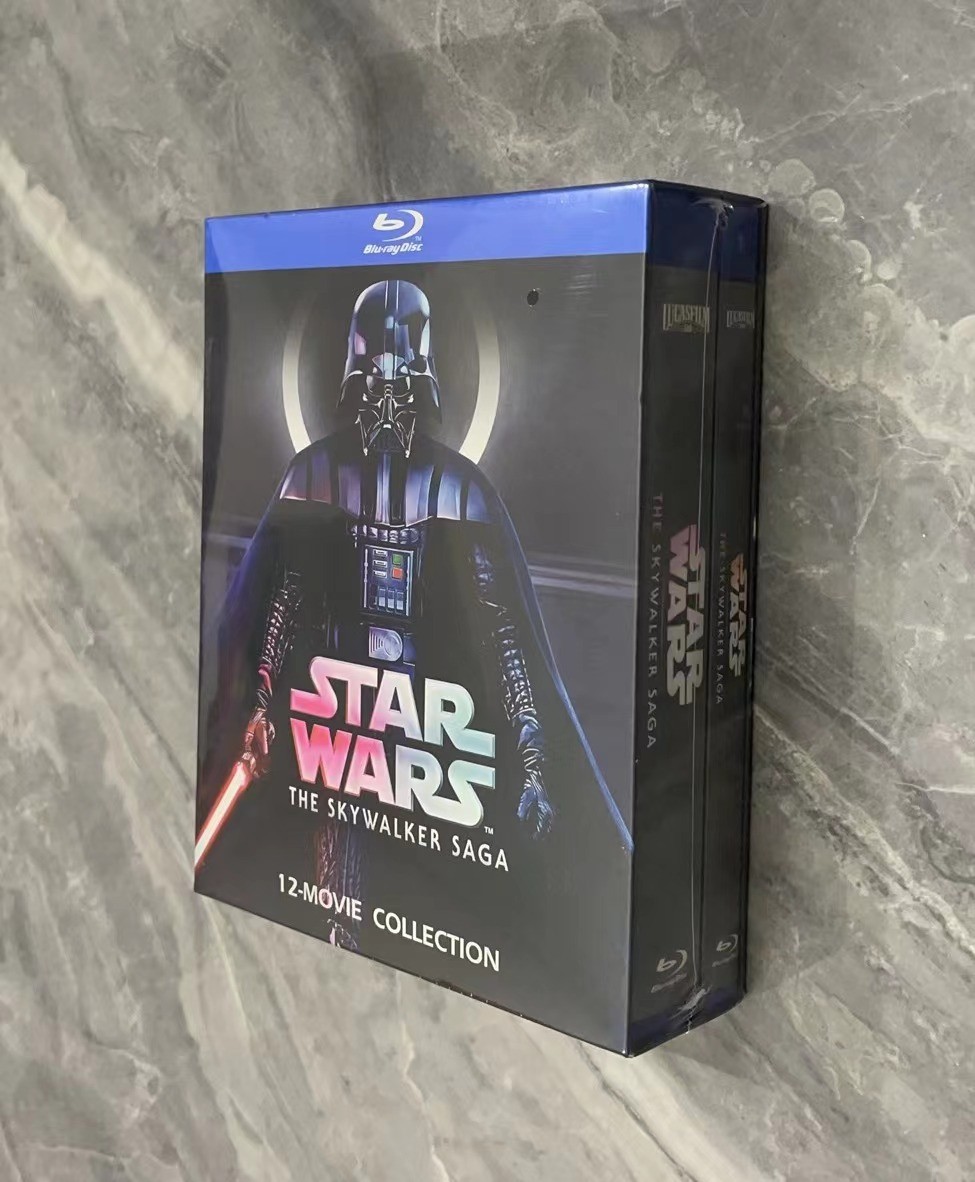 Star Wars： The Skywalker Saga 12-Movie Collection (12-Disc Blu-ray ) New Sealed
