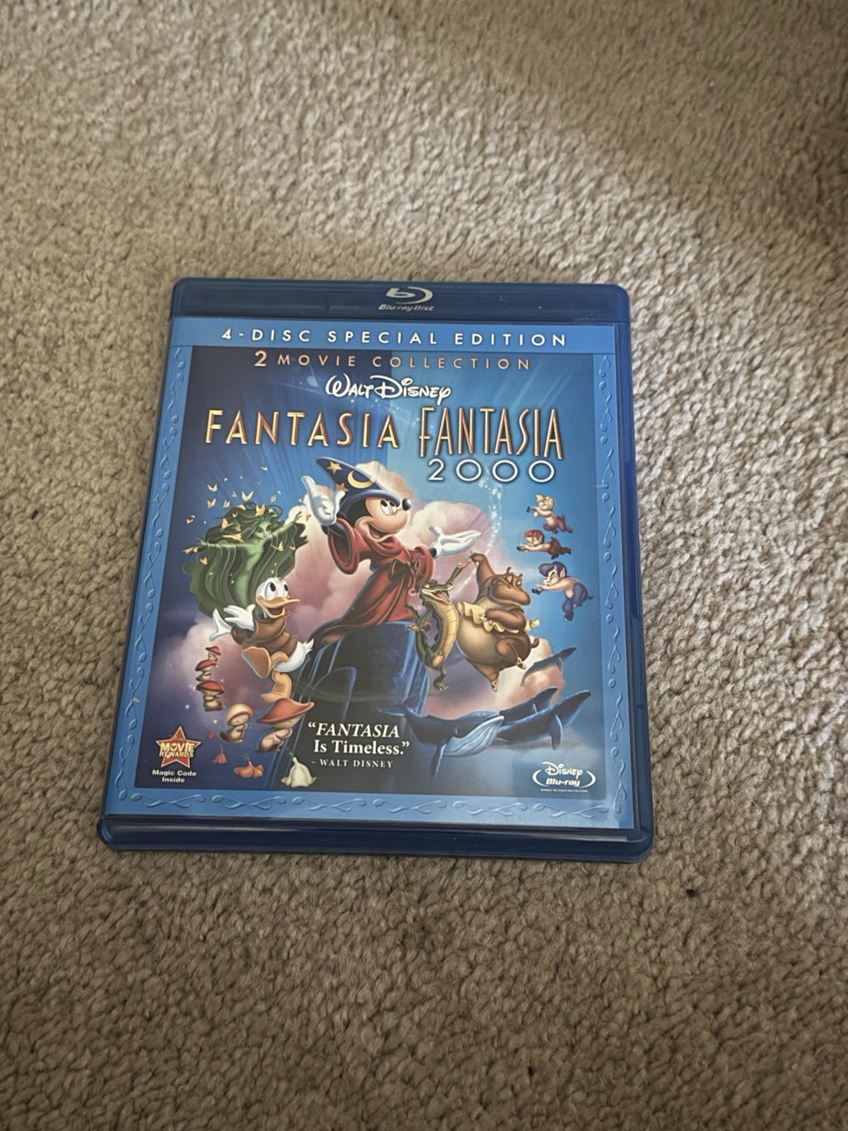 Fantasia/Fantasia 2000 (Blu-Ray/DVD Combo, 4-Disc Set)