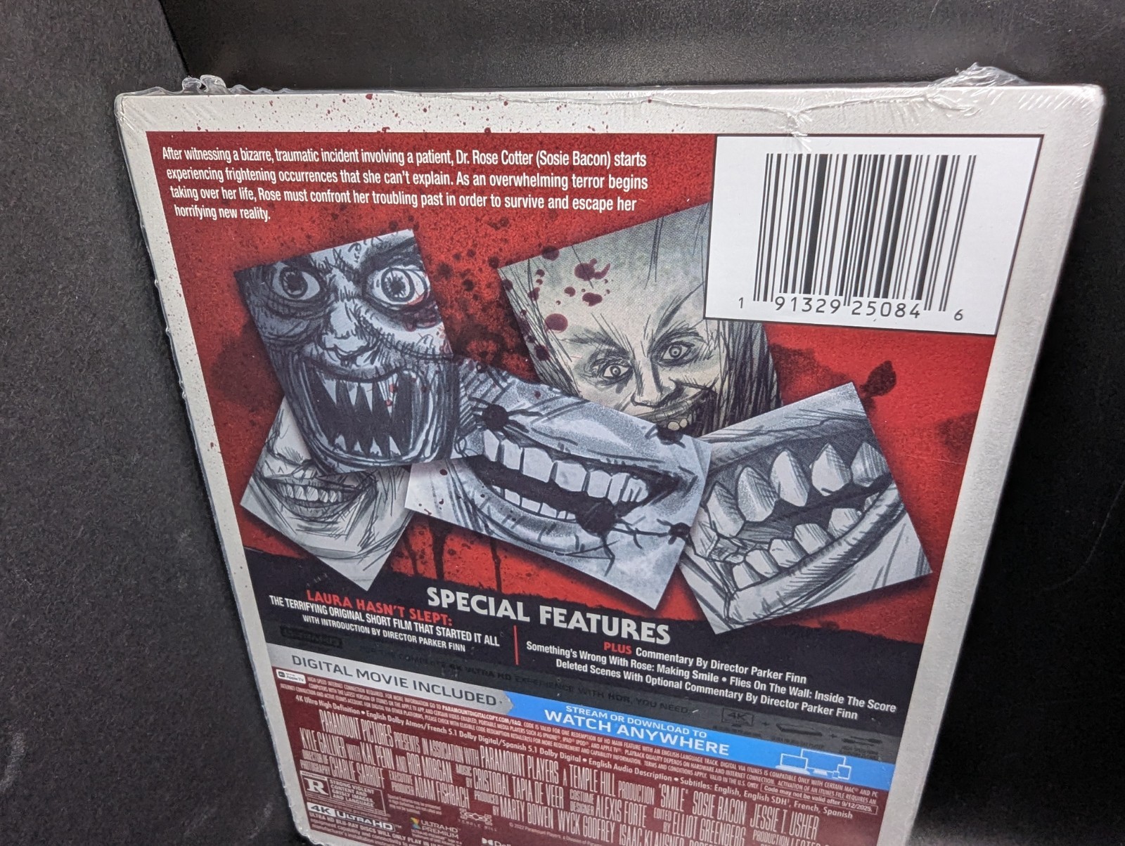 Smile STEELBOOK 4K UHD ONLY W/ DIGITAL CODE & SLIPCOVER BRAND NEW 2022