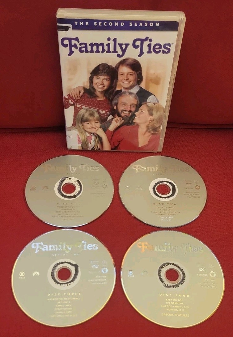 Family Ties: Season 1 2 3 4 5 Michael J. Fox DVD FORMER LIBRARY Justine Bateman