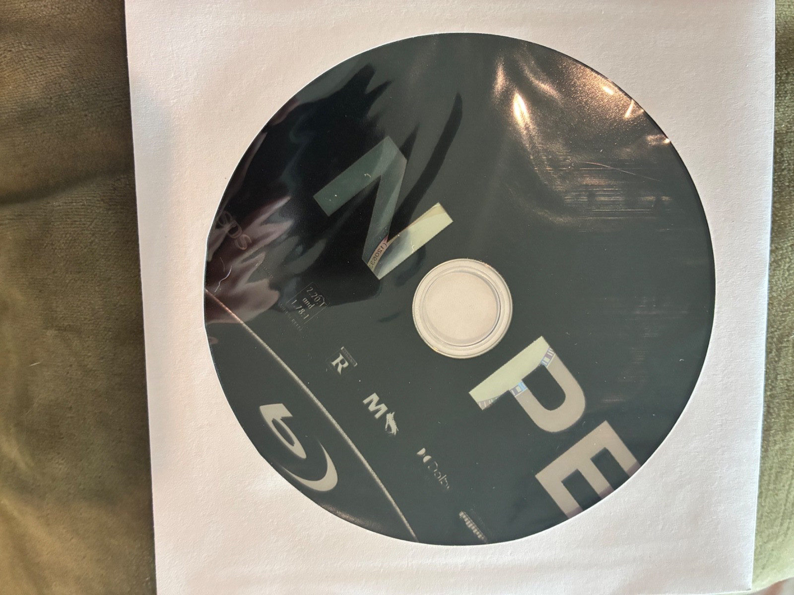 Nope Bluray – Disc Only. Read Description.