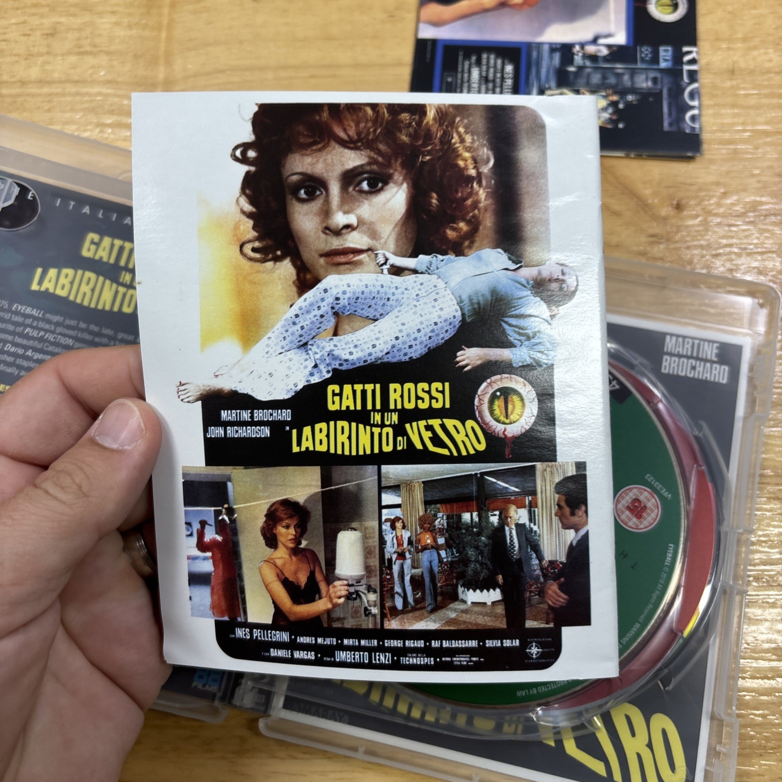 EYEBALL – 1975 (Blu-ray, DVD, Region Free, 88 Films) Slipcover Booklet Cards OOP