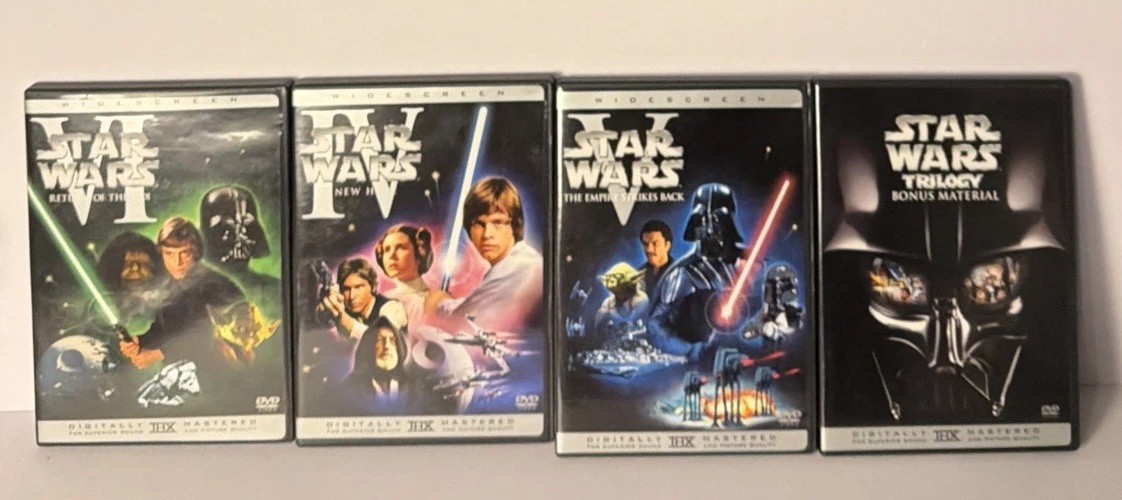 Star Wars Trilogy DVD Set 4-6 Widescreen George Lucas Special Features Return