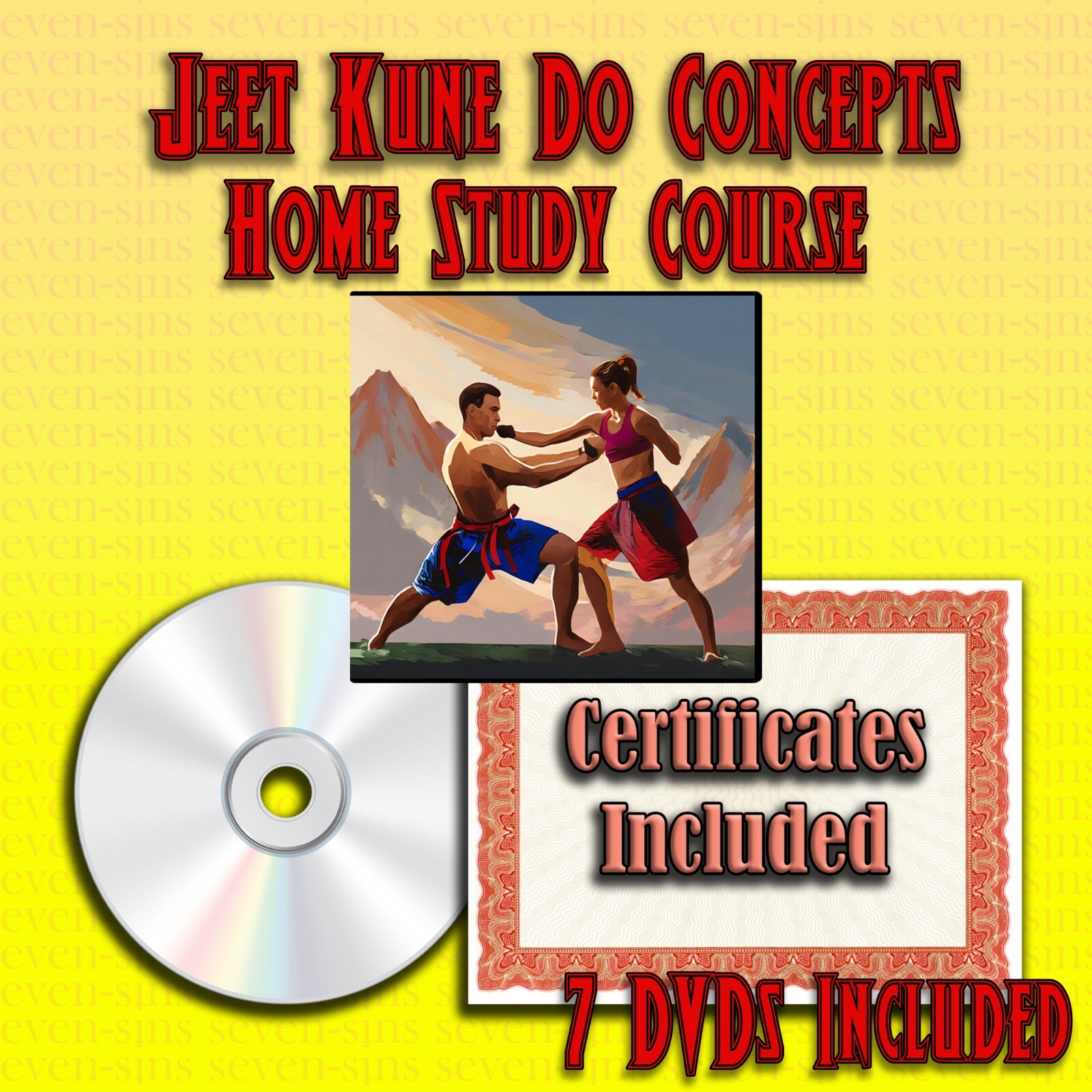 Home Study Course – Jeet Kune Do Concepts (DVDs + Certificates)