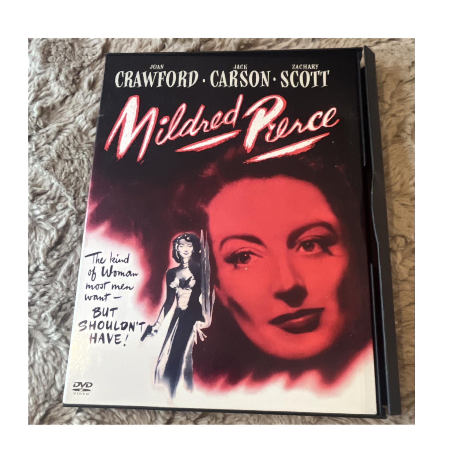 Warner Home Video Mildred Pierce DVD Joan Crawford B&W 111 Min NR Subtitles