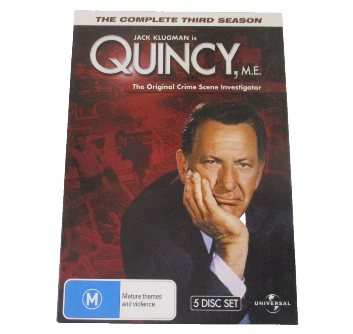 Quincy M.E. The Complete Third Season DVD Starring Jack Klugman M PAL R4 2011
