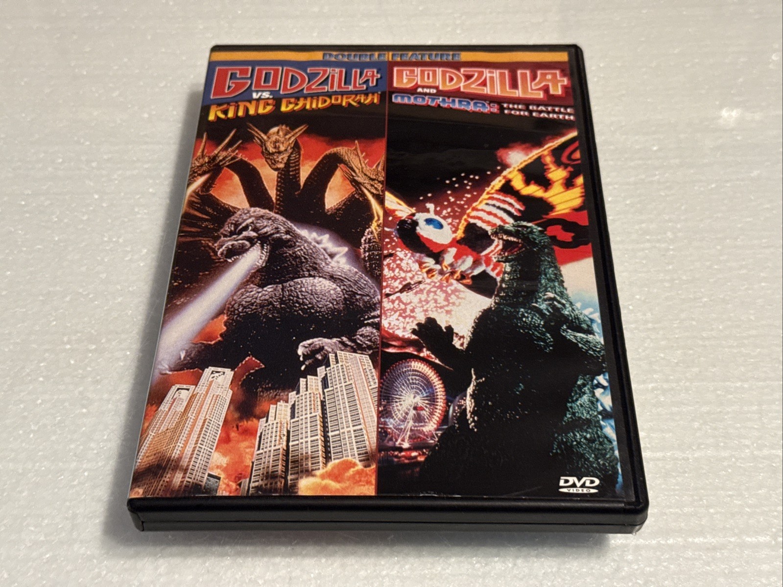 Godzilla Vs. King Ghidorah / .. and Mothra: the Battle for Earth (DVD) RARE OOP