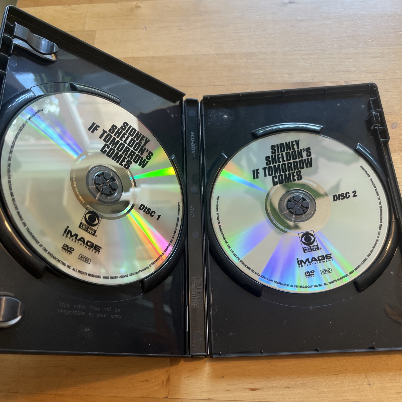 2 Disc DVD Sidney Sheldon’s TV Mini-Series If Tomorrow Comes (1985) Tom Berenger