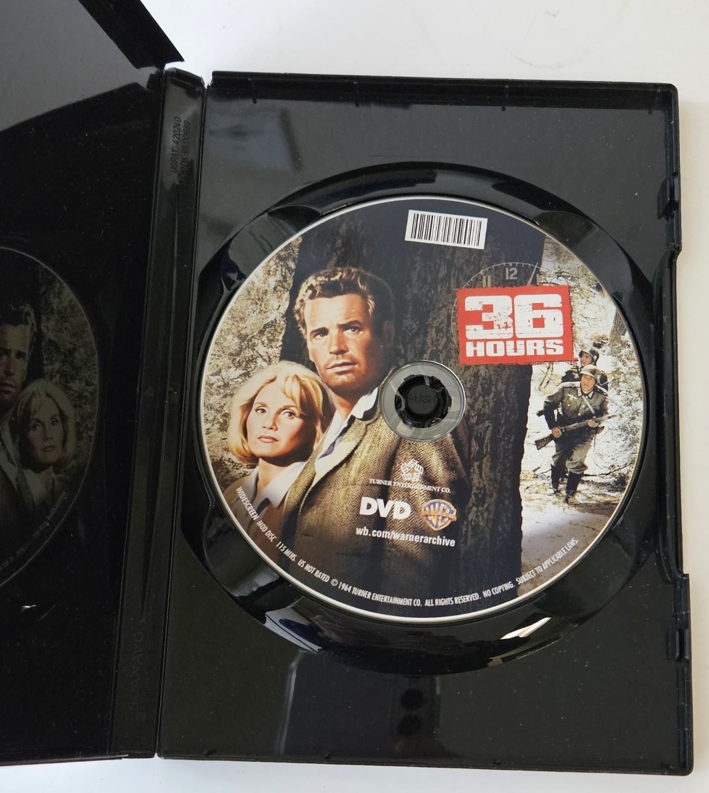 36 Hours DVD James Garner Eva Marie Saint WW 2 Spy Story 1964 B&W 115 Min.