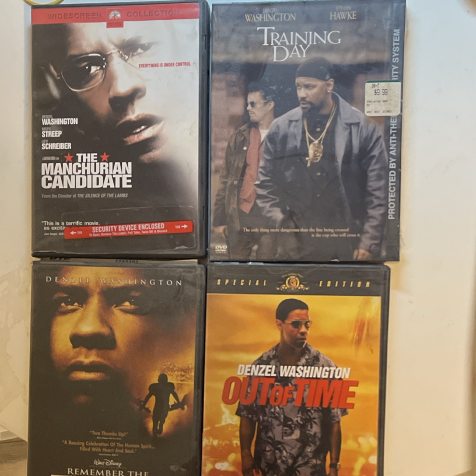 Warner Bros Training Day DVD Denzel Washington Ethan Hawke Widescreen Featurette