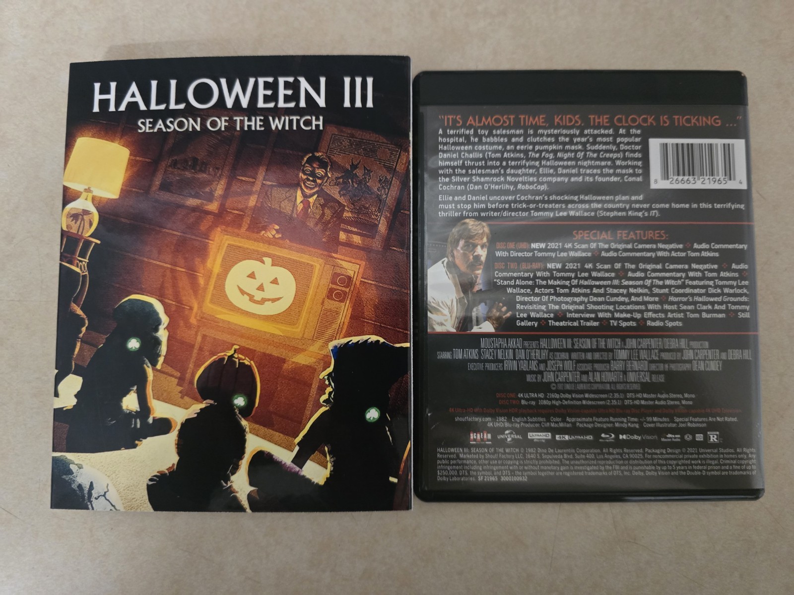 Scream Factory Halloween 1-5 🎃 4k UHD & Blu-ray set, Rare Slipcovers 🔪 *MINT*