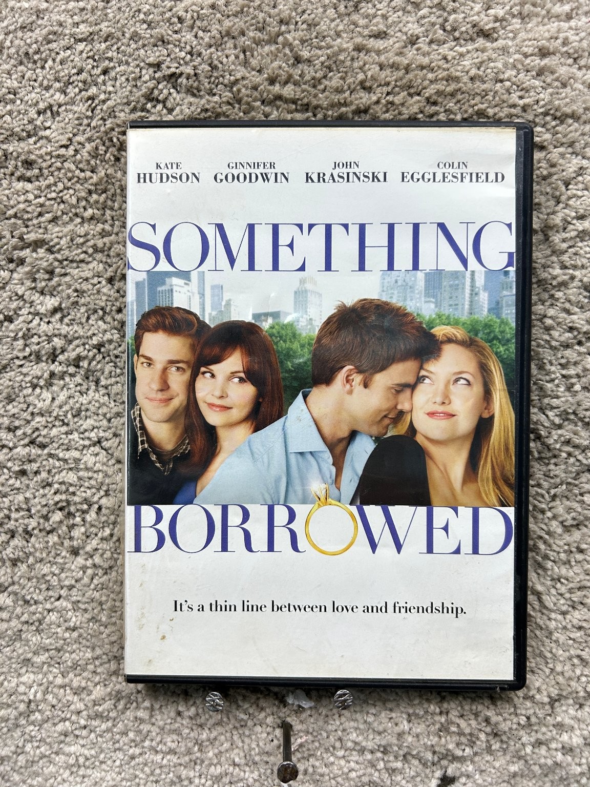 Something Borrowed DVD 2011 Kate Hudson, Ginnifer Goodwin, John Krasinski