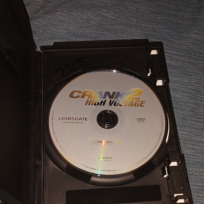 Lionsgate Crank 2: High Voltage (2009) DVD Widescreen R 95min Statham